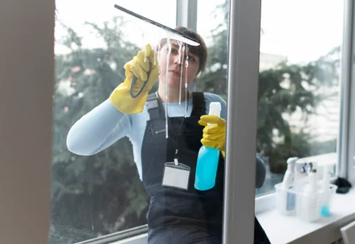 Nettoyage de vitres intérieures et extérieures à Saint-Evroult-de-Montfort